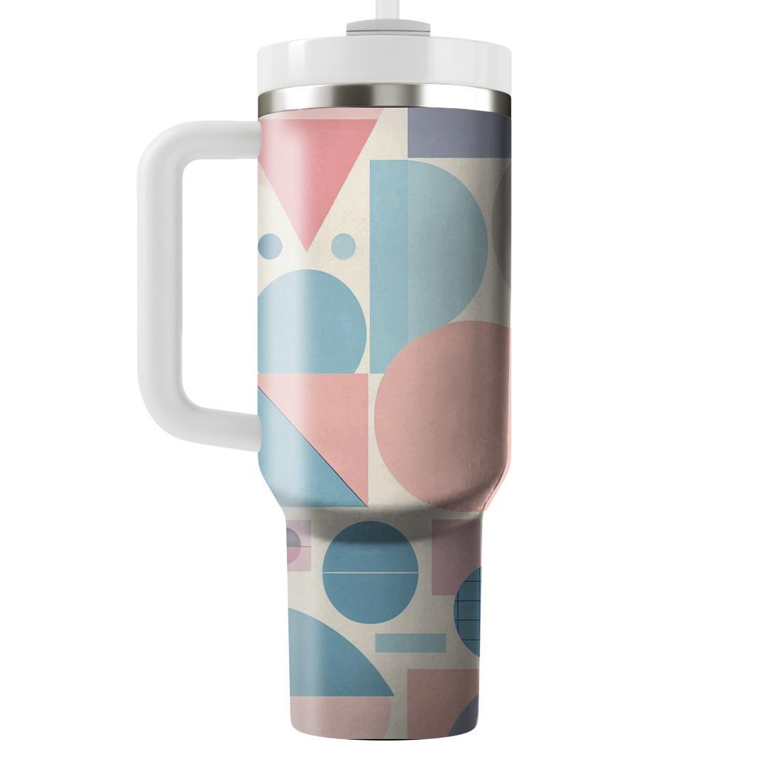 Pastel Geometric Harmony  Insulated Tumblers