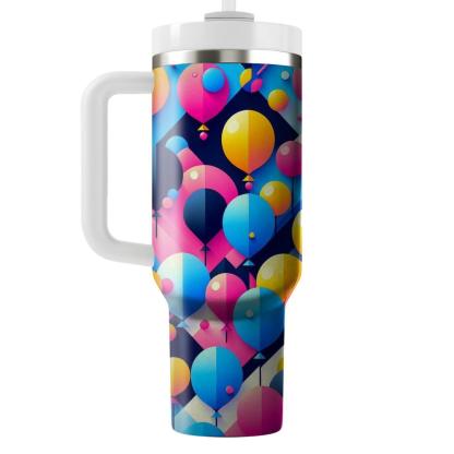 Festive Balloon Design  Tumblers For Gifts