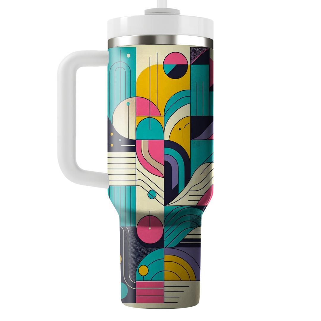 Modern Art Shapes  Insulated Tumblers