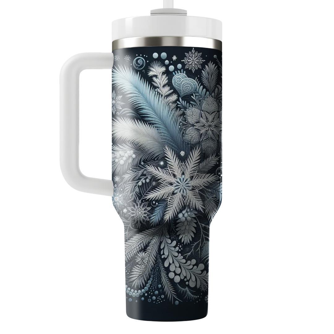 Frosted Pine Delight  Tumbler Cups