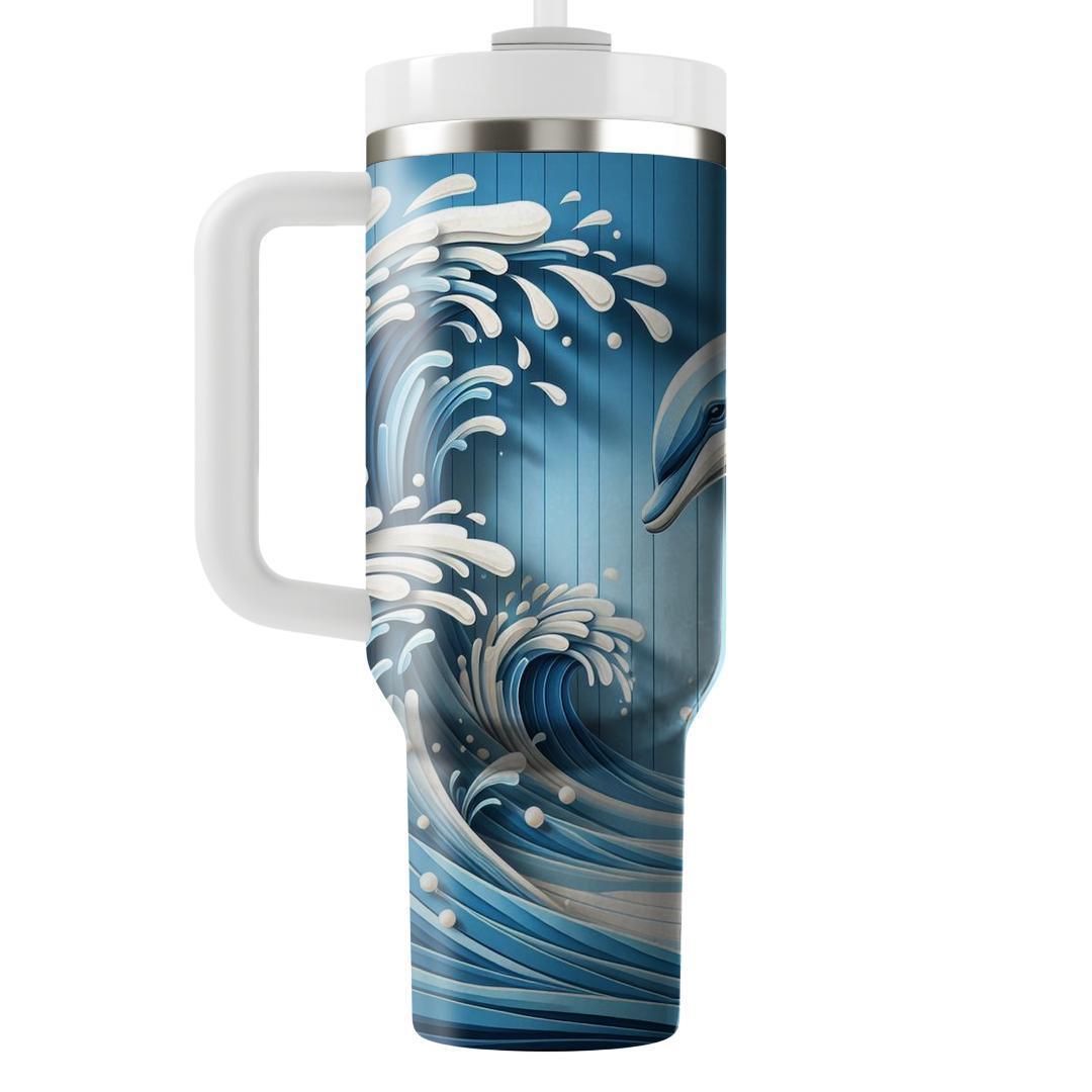 Dolphin Serenity  Tumblers With Lids