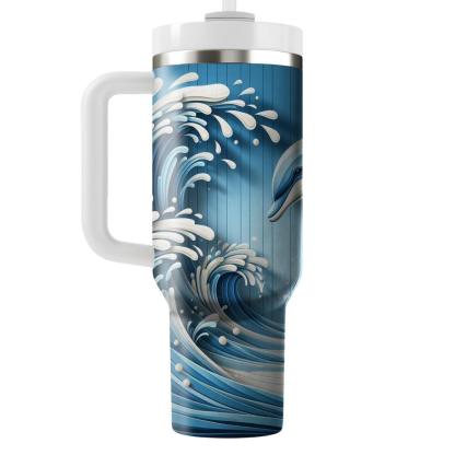 Dolphin Serenity  Tumblers With Lids