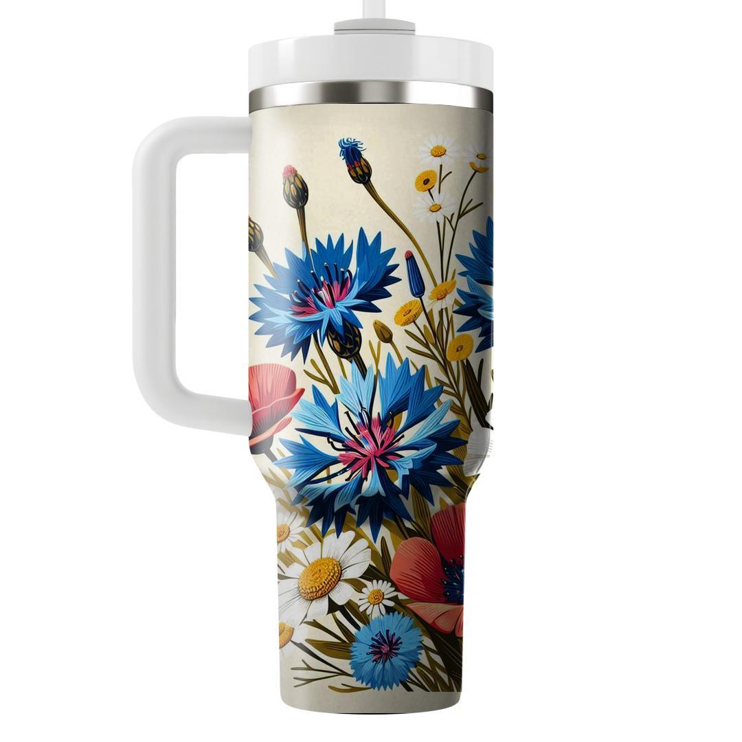Enchanting Floral Fields  Unique Tumblers