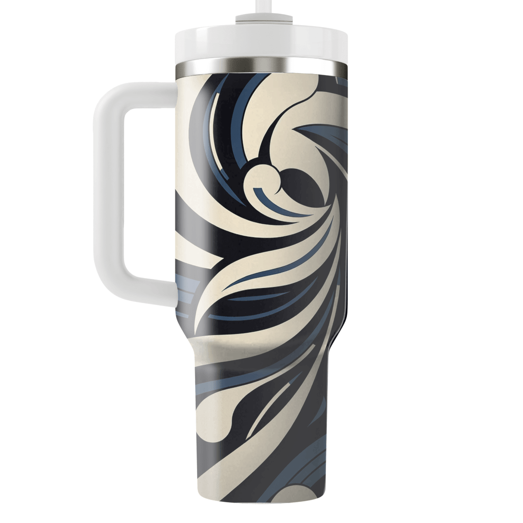 Curved Line Pattern  Decorative Tumblers
