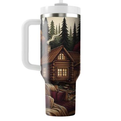 Cozy Autumn Retreat  Travel Tumblers