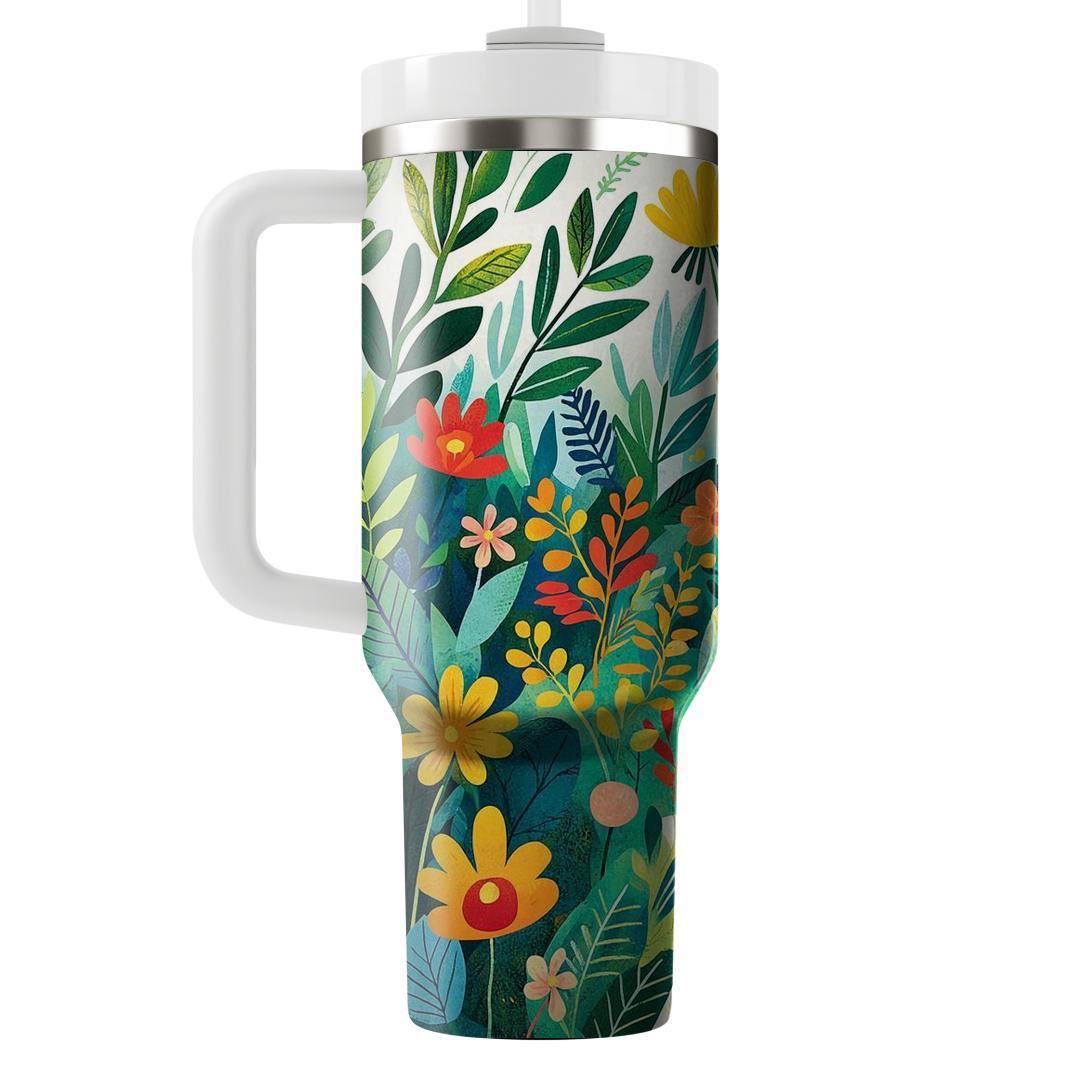 The Garden Of Love: A Mother’s Heart Nurturing Growth Tumblers With Lids