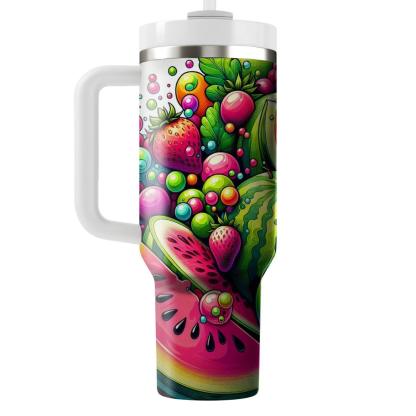 Summer Fruits Fiesta  Travel Tumblers