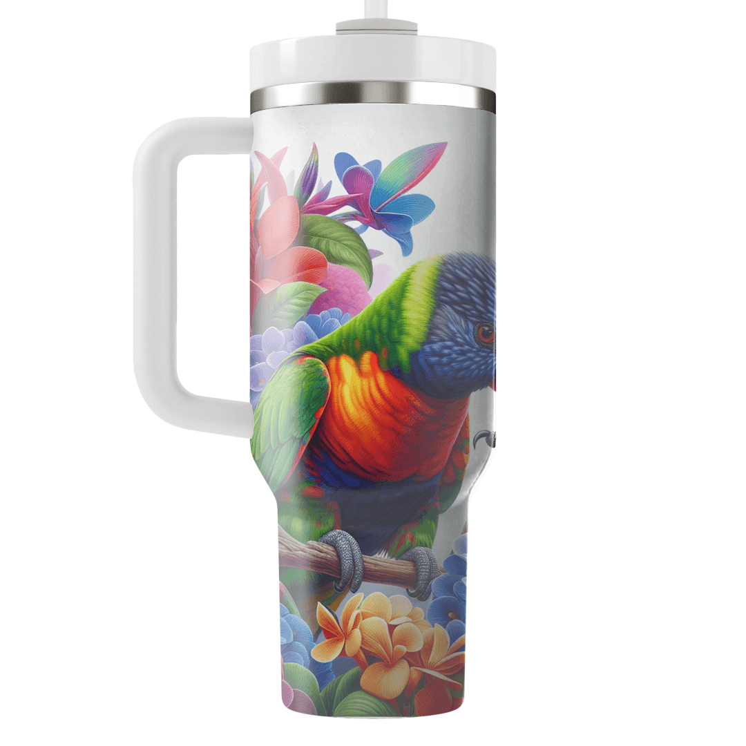 Rainbow Lorikeet Bliss  Tumbler Cups