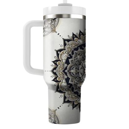 Symmetrical Mandala Fusion  Tumblers For Gifts