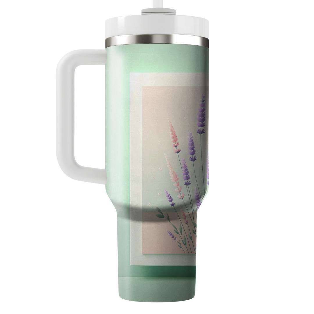 Lovely Lavender Blooms  Travel Tumblers