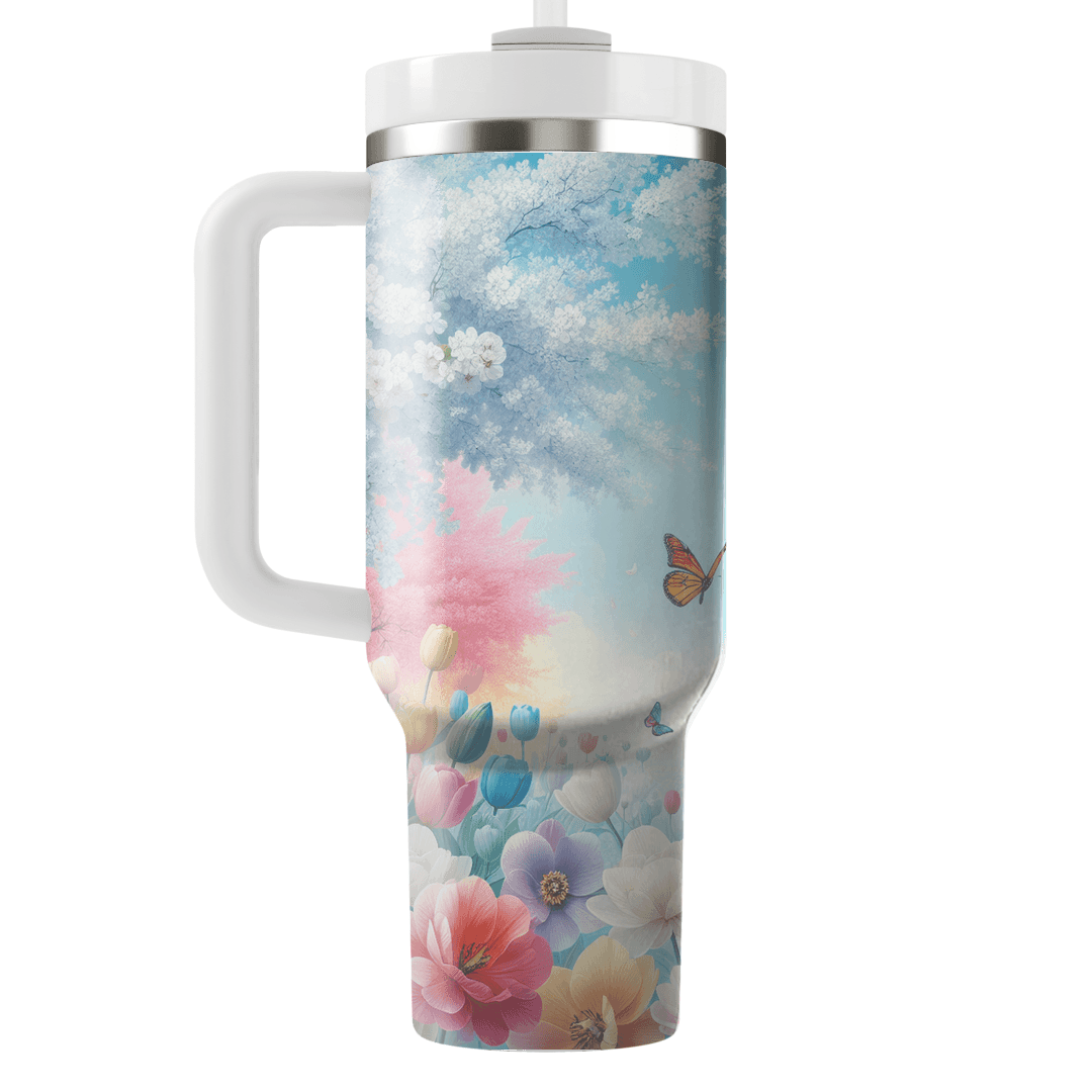 Spring Awakening Blossoms  Tumblers With Lids