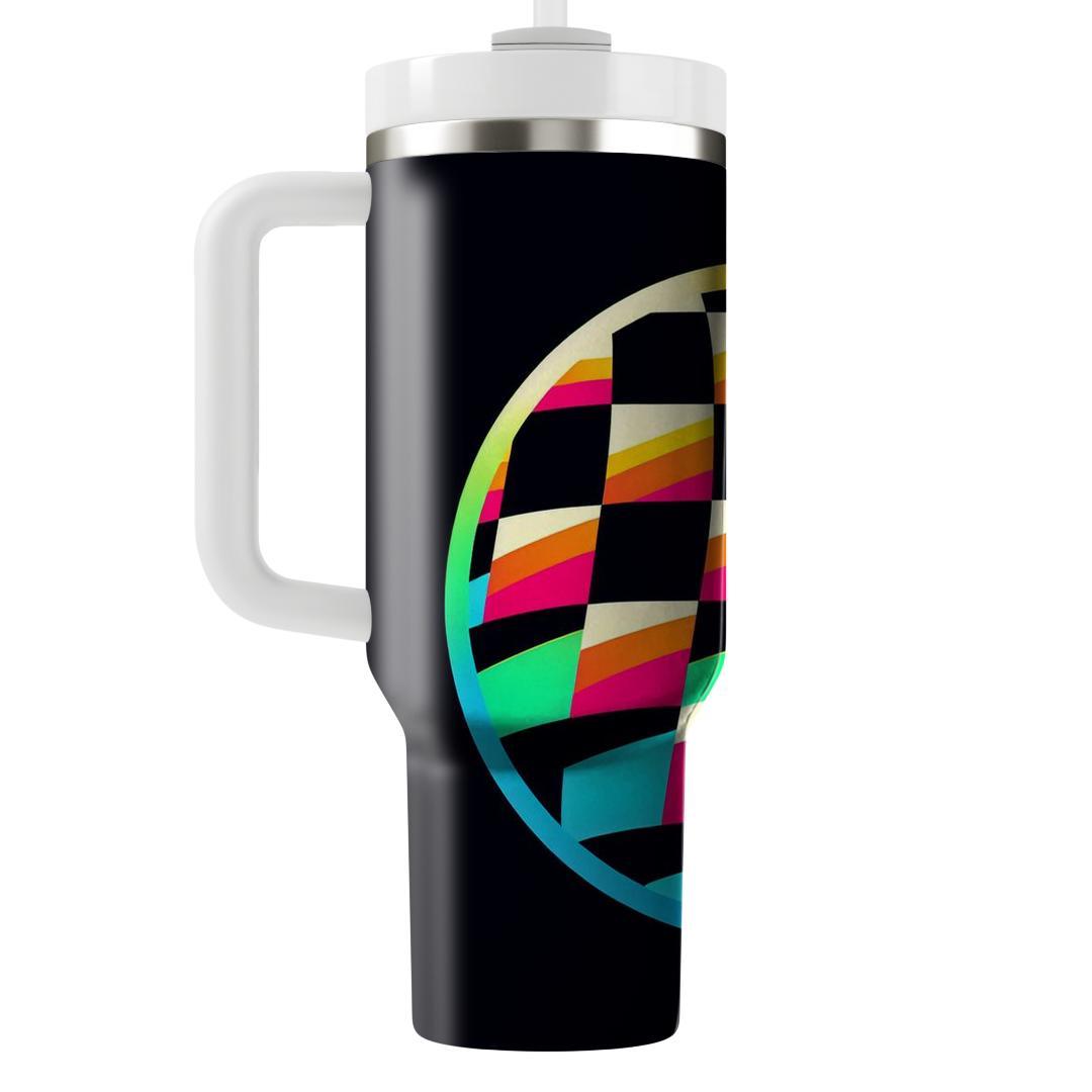 Radical Checkerboard  Insulated Tumblers
