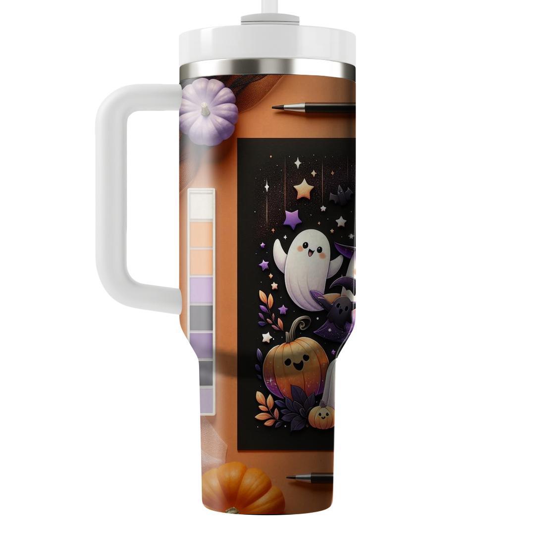 Enchanting Spirits - Halloween Reverie  Decorative Tumblers