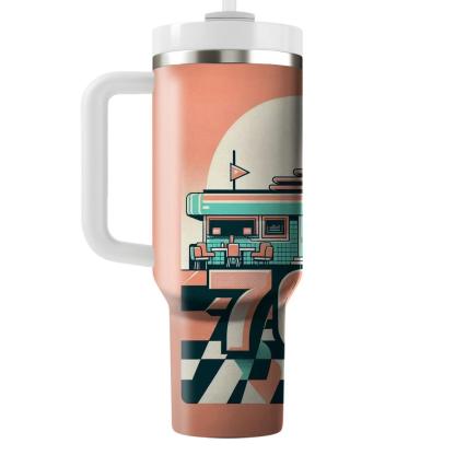 Retro Diner Dreamscape  Travel Tumblers
