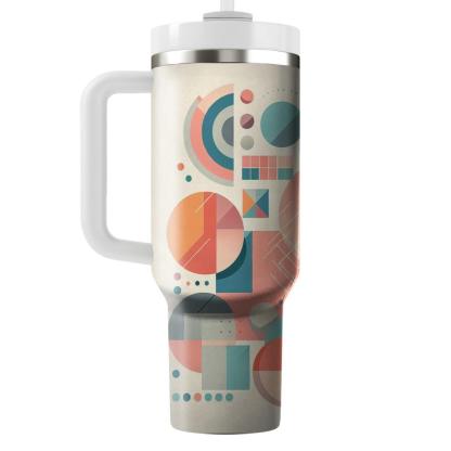Geometric Retro Dreams  Personalized Tumblers