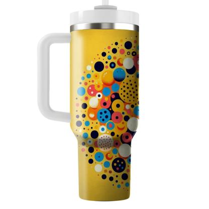 Sunny Day Polka Dots  Travel Tumblers