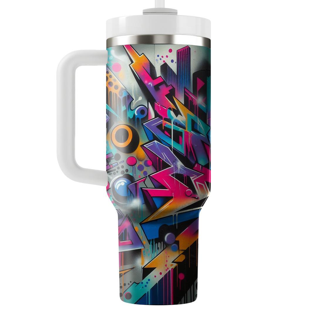 Retro Street Art  Personalized Tumblers