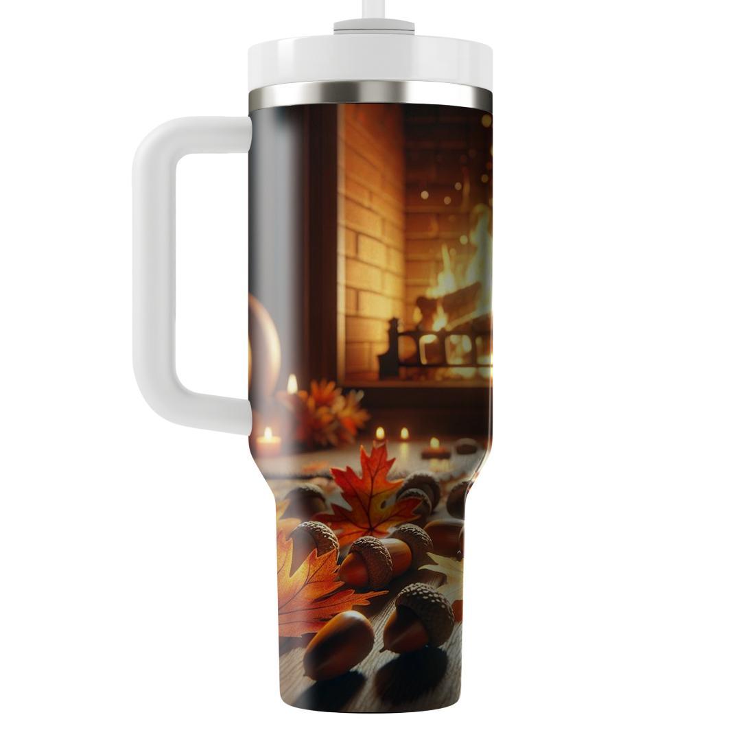 Autumn Fireside Reflections  Decorative Tumblers