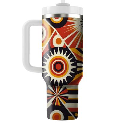 Retro Sunburst Design  Tumblers For Gifts