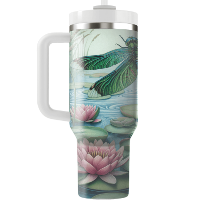 Enchanting Dragonfly Dream  Tumblers With Lids
