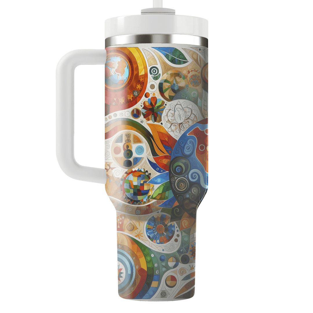 A Symphony Of Cultures - Harmony Day  Decorative Tumblers