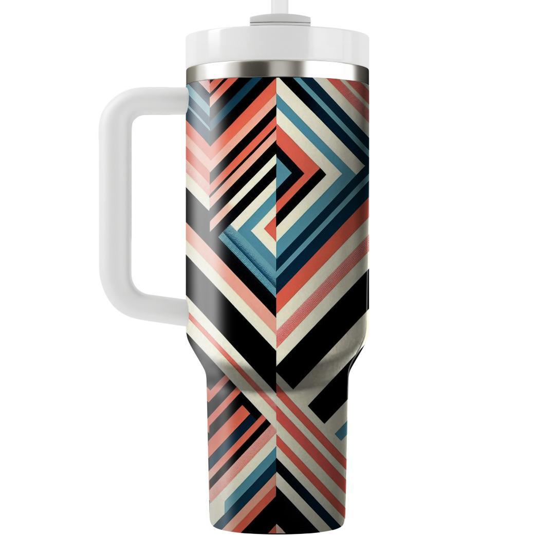 Bold Striped Chevron  Decorative Tumblers