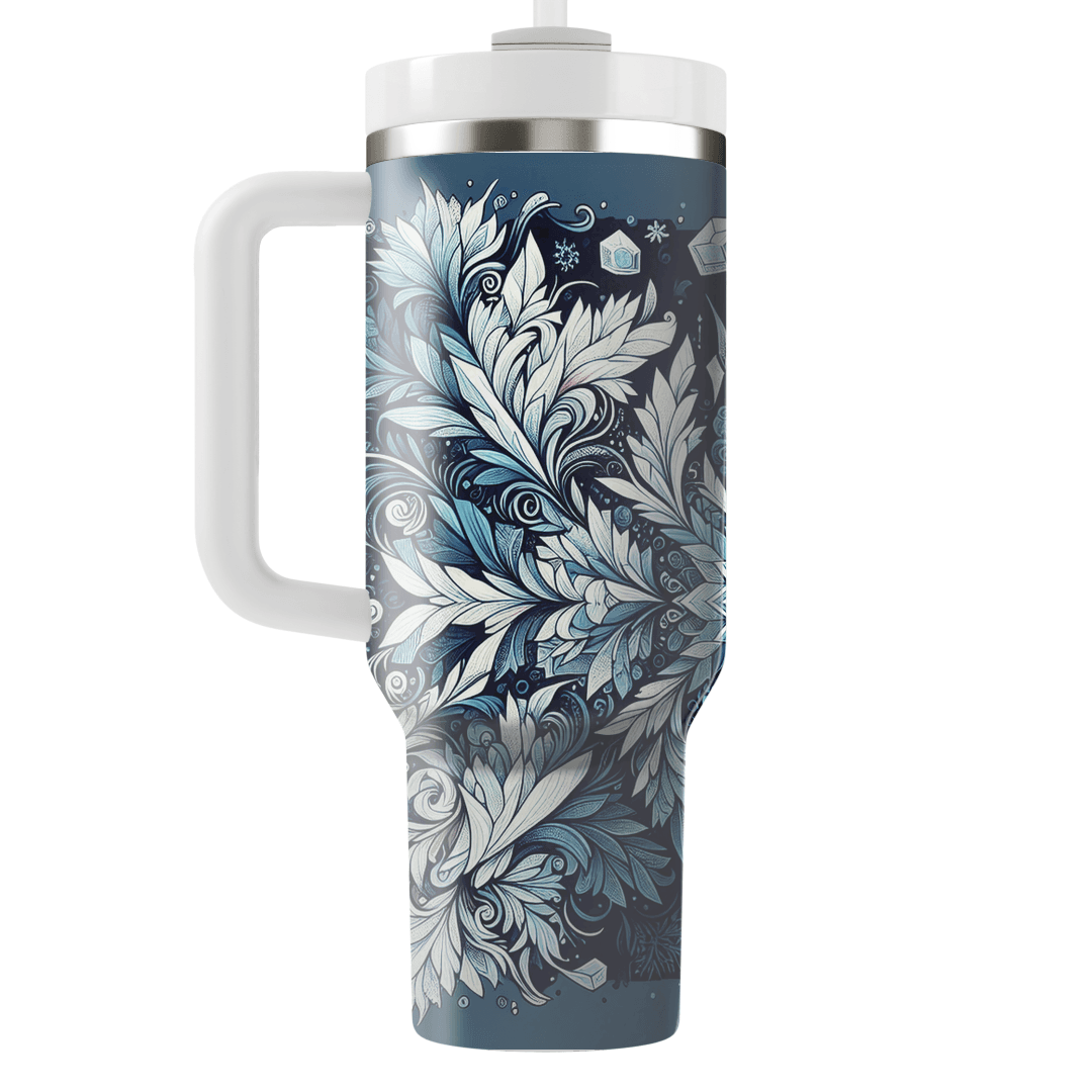 Winter Ice Crystal  Tumbler Cups