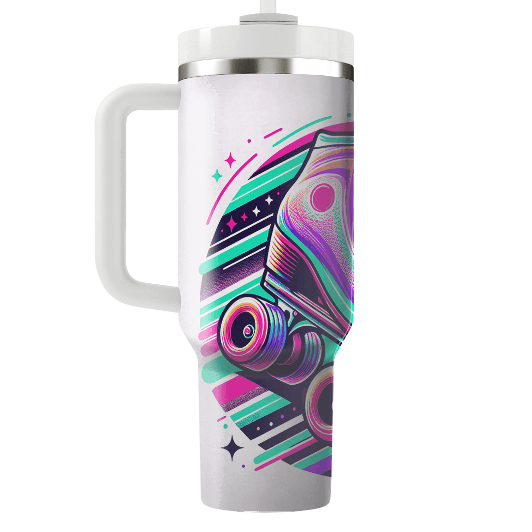 Retro Roller Skates Travel Tumblers