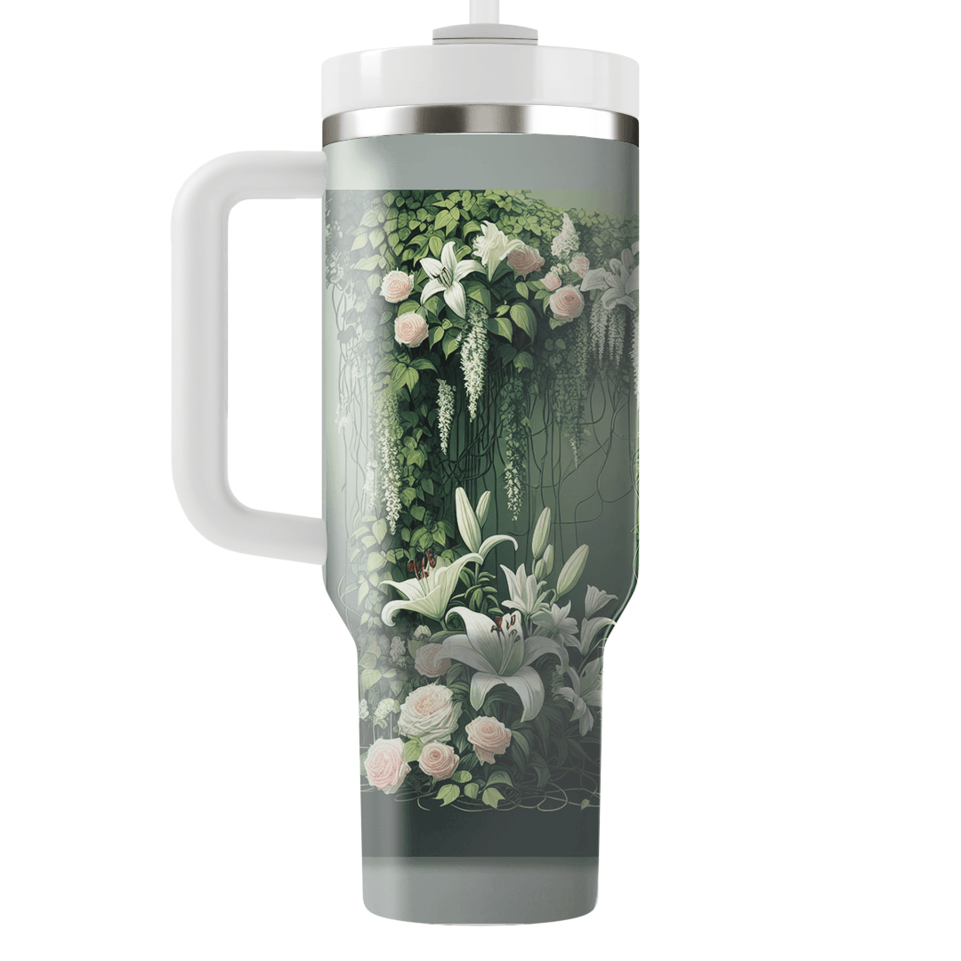 Verdant Vines Symphony Personalized Tumblers