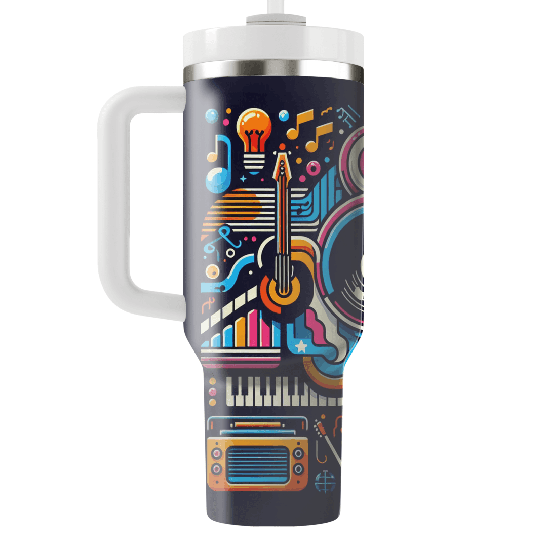 Classic Retro Music  Custom Tumblers