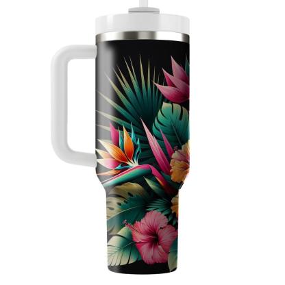 Chic Tropical Vibes  Insulated Tumblers