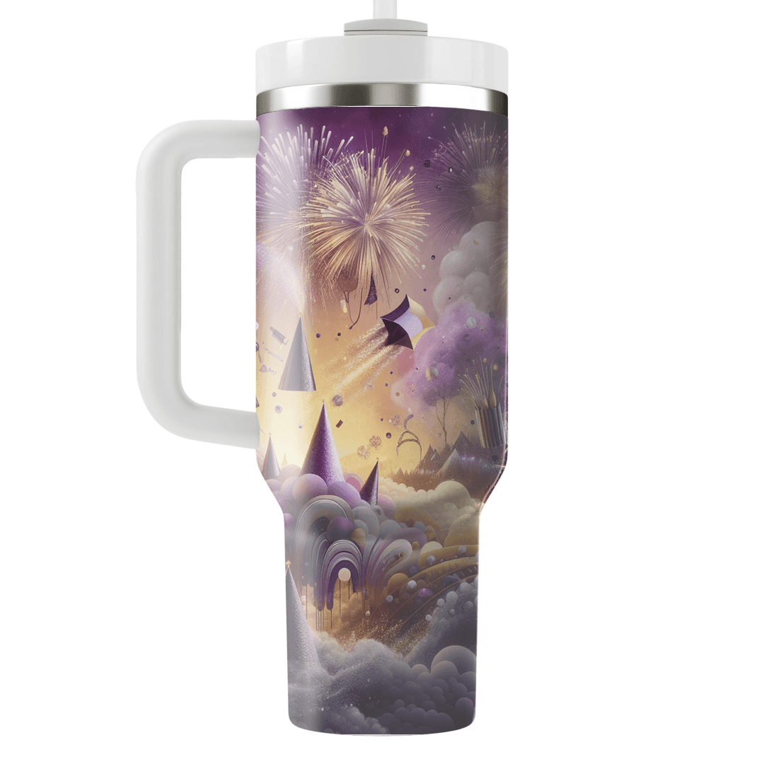 Surreal Festivity - New Year’s Dreamscape  Custom Tumblers