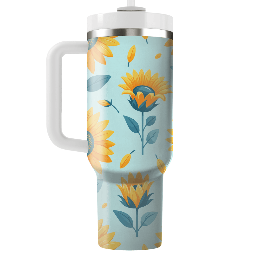 Cheerful Sunflowers  Custom Tumblers