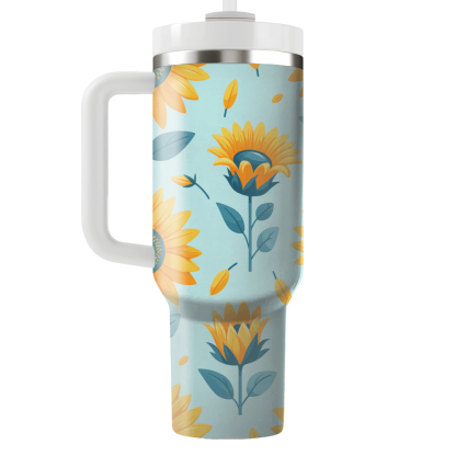 Cheerful Sunflowers  Custom Tumblers