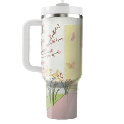 Spring Radiance  Unique Tumblers