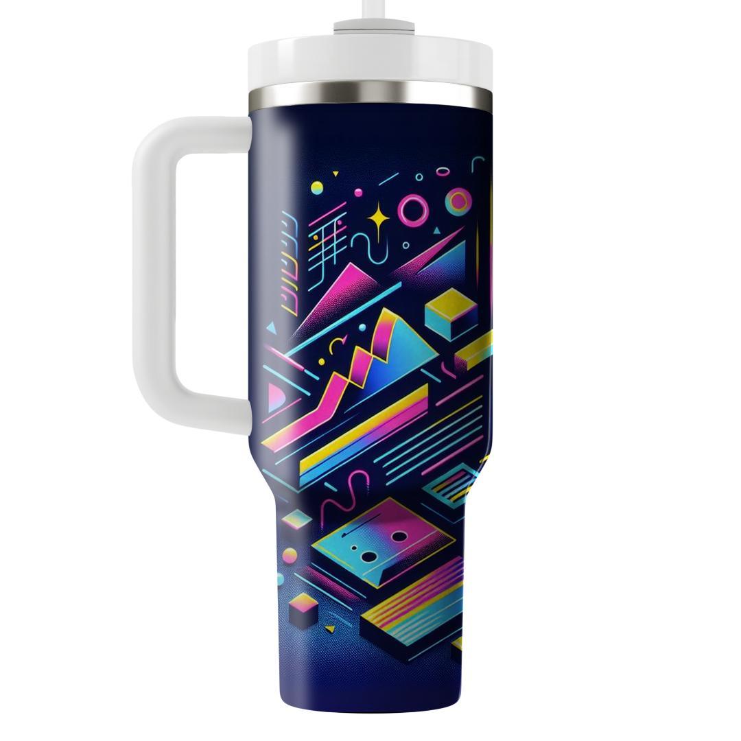 Bright Lights Retro  Decorative Tumblers
