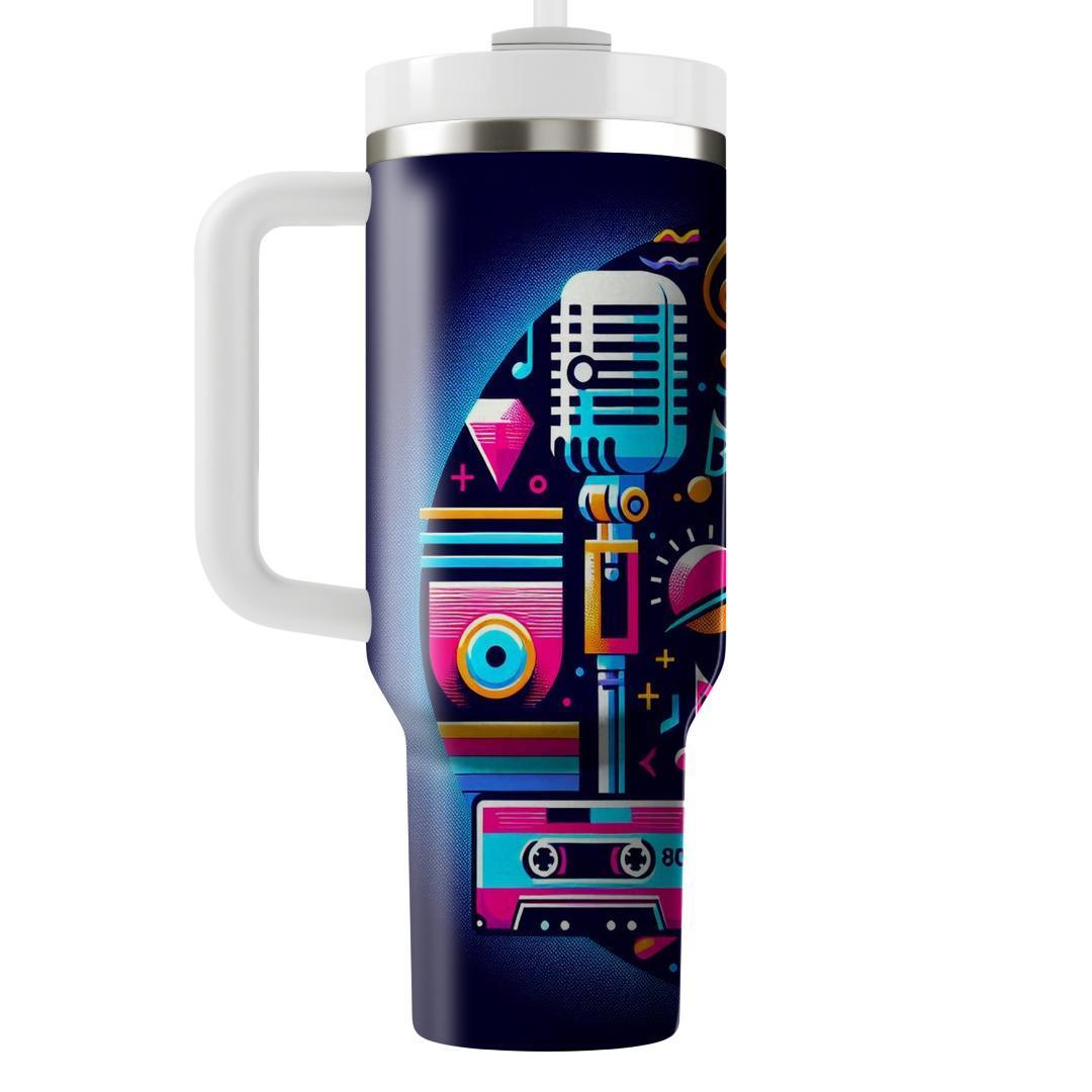 Classic 80s Music Icons  Personalized Tumblers