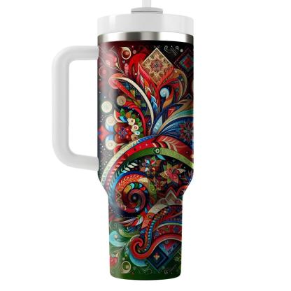 Radiant Unity - Festival Of Nations  Tumblers With Lids