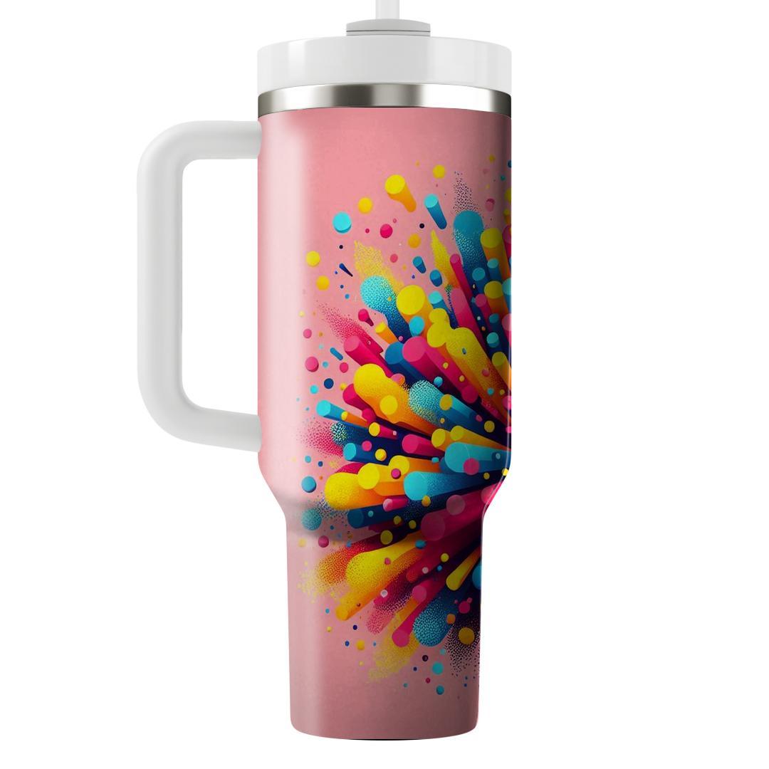 Lively Confetti Burst  Tumbler Cups