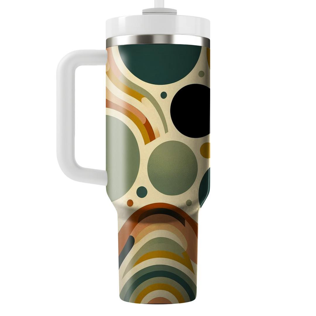 Mellow Vintage Circles  Custom Tumblers