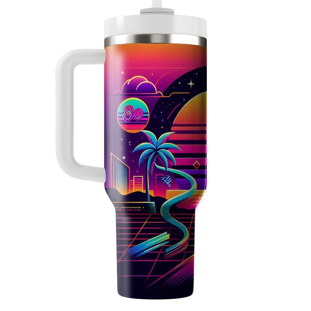 Neon Palms  Tumblers With Lids