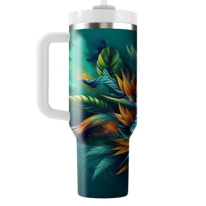 Tropical Jungle Splash  Tumbler Cups