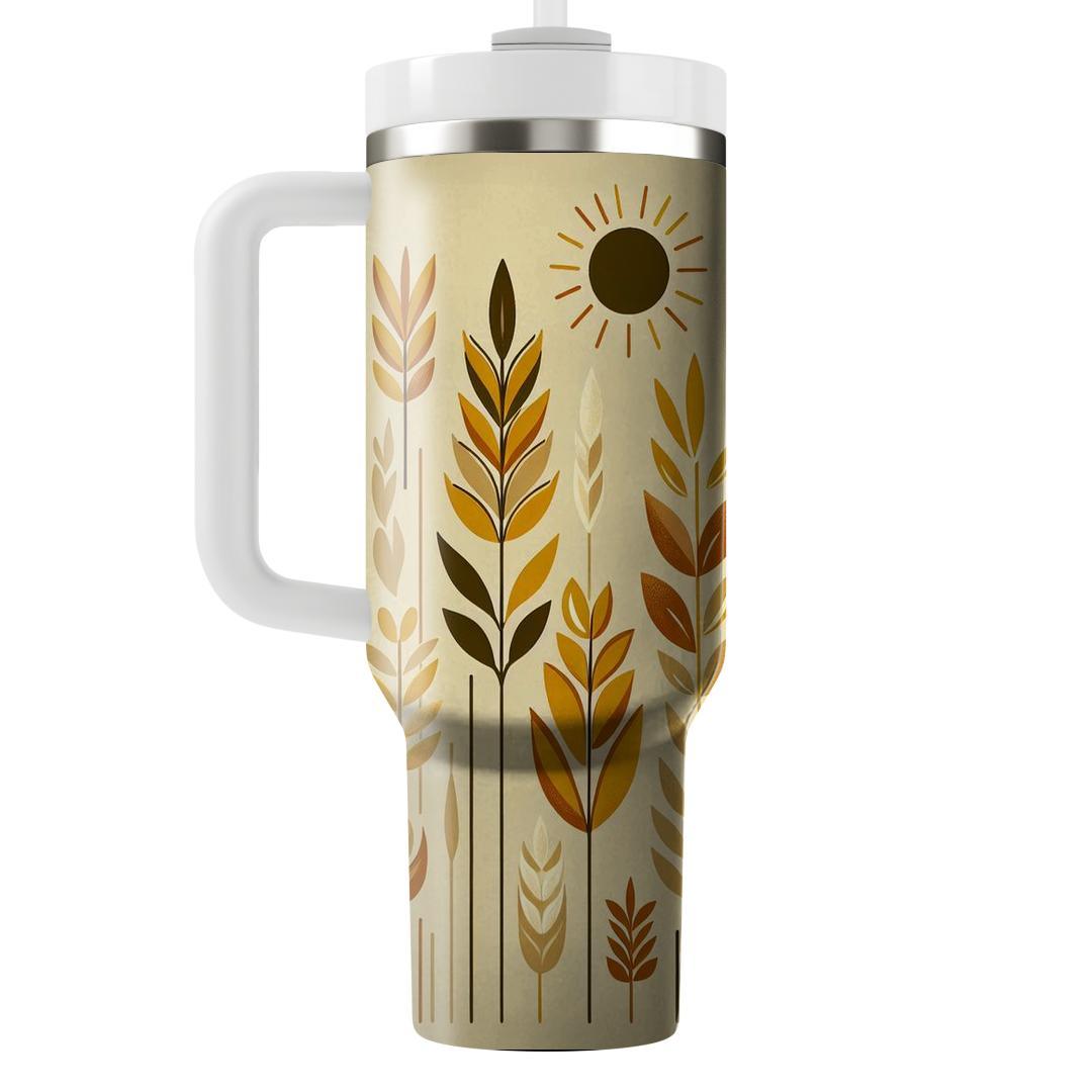 Golden Grains And Sunshine  Decorative Tumblers