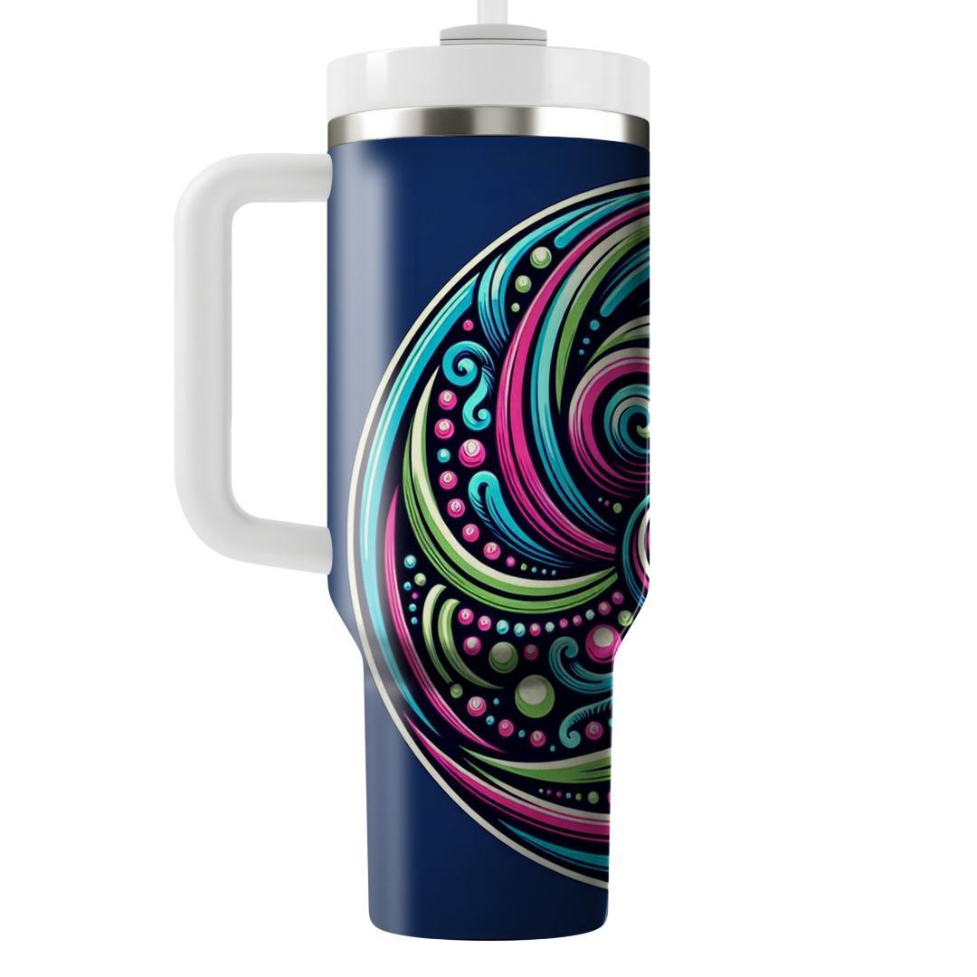 Trippy Spiral Dreams  Tumblers With Lids
