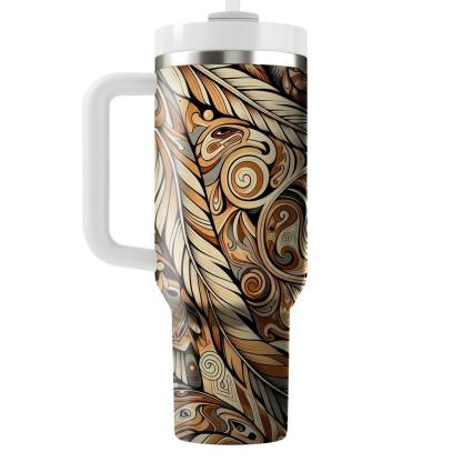 Peaceful Autumn - Native American Heritage Month  Tumblers With Lids