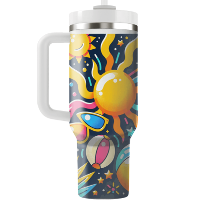 Funky Summer Days  Tumbler Cups