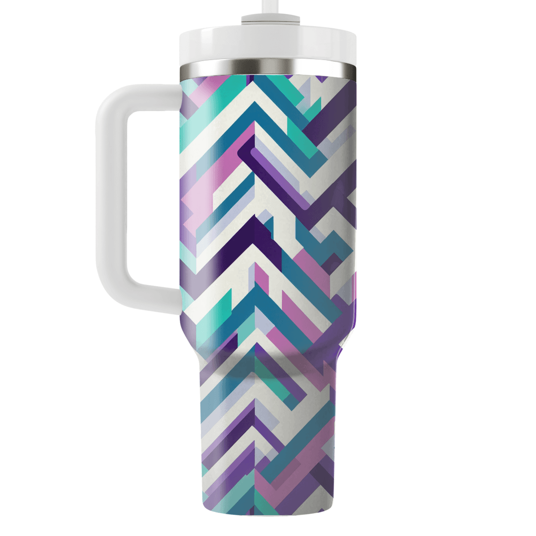 Harmonious Zigzag Rhythm  Custom Tumblers
