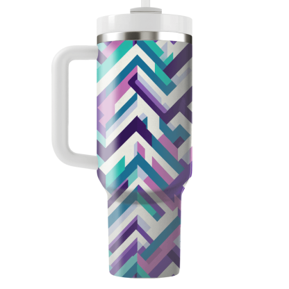Harmonious Zigzag Rhythm  Custom Tumblers