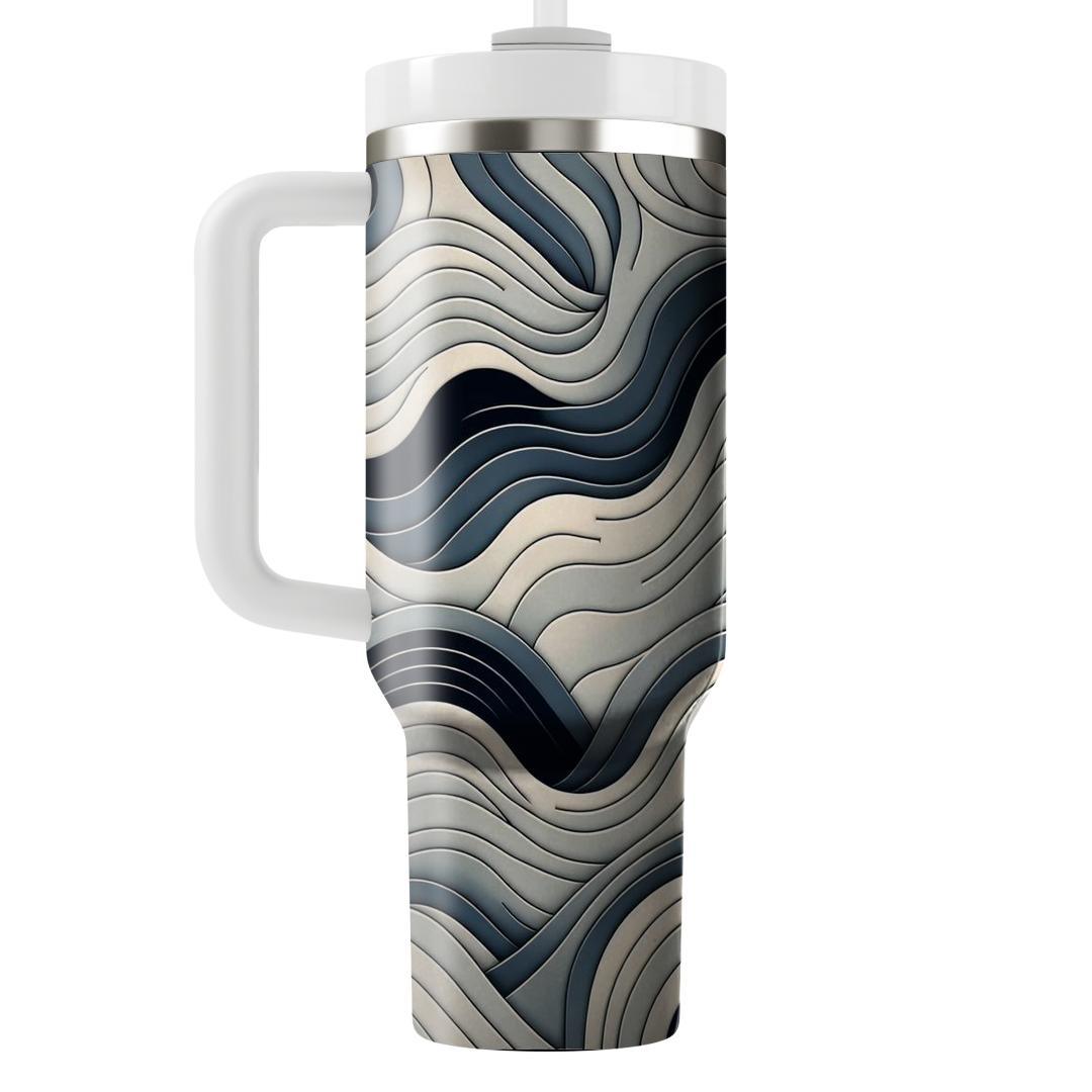 Sleek Modern Wave  Tumblers For Gifts