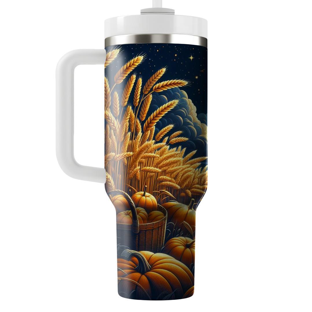 Harvest Moonlit Night  Decorative Tumblers